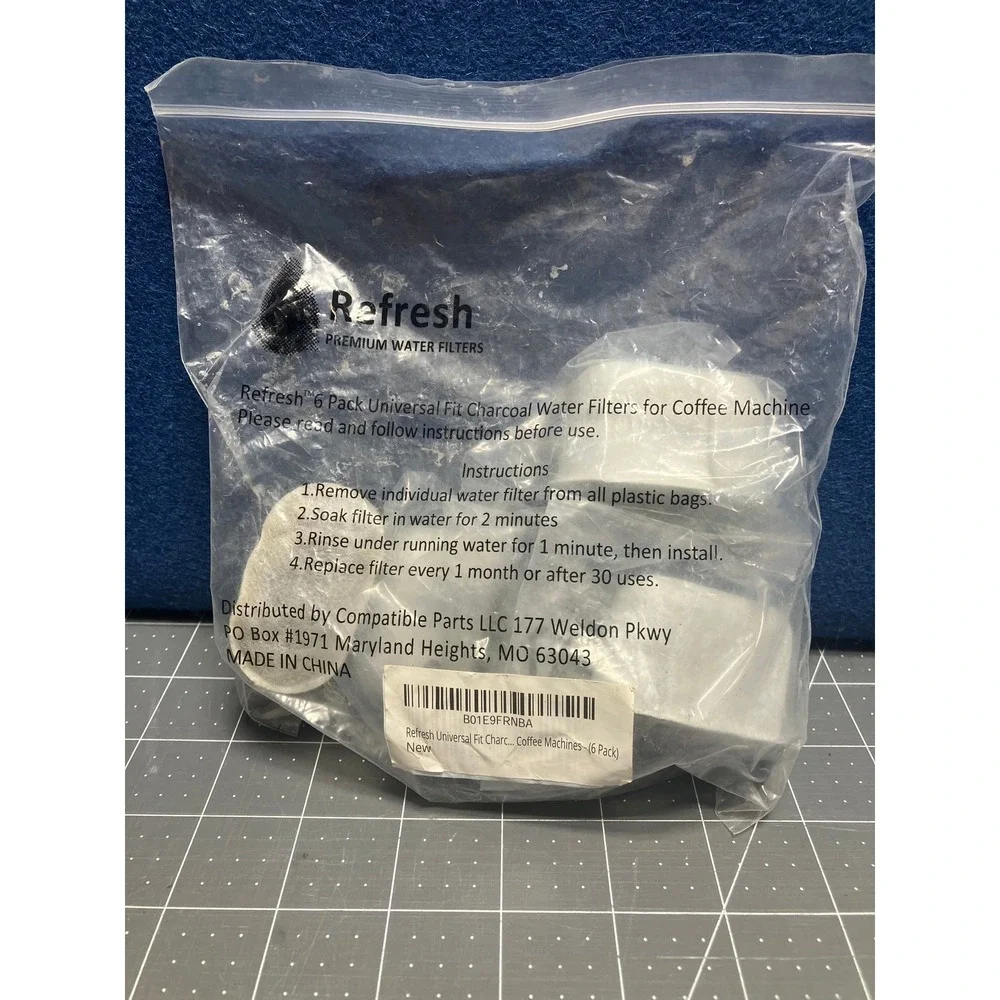 Keurig 2.0 Top Needle Brewer Maintenance 6 Water Filters 1 Blue Filter Pod